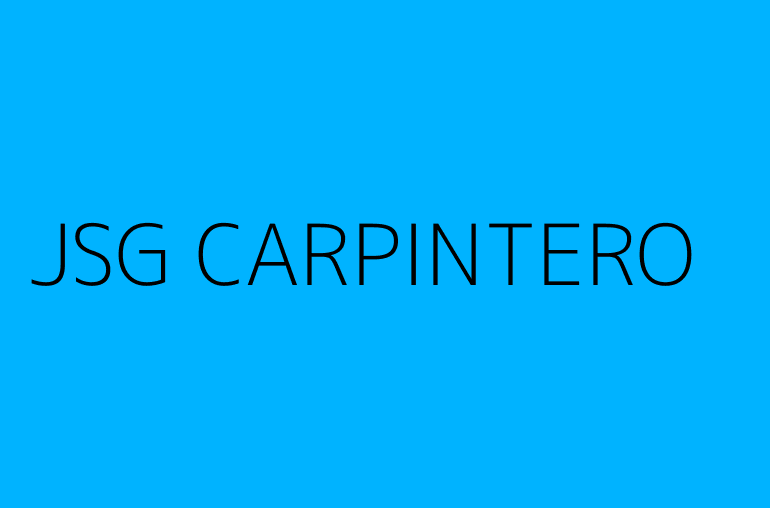 JSG CARPINTERO